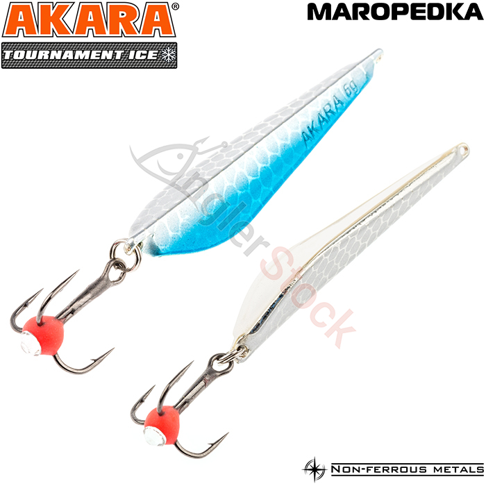 Блесна зимняя Akara Maropedka (Маропедка) Tournament Ice 35 4 г, цвет 1/Sil