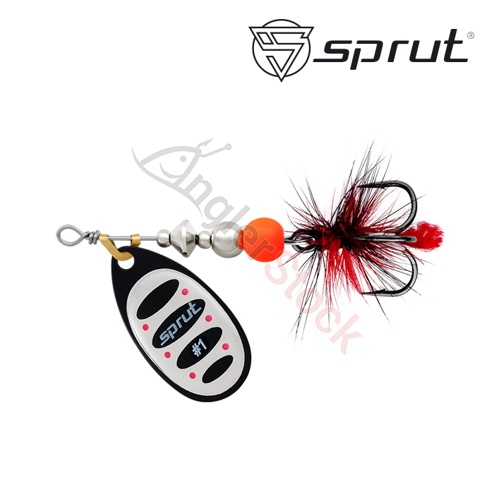 Блесна Вращающаяся Sprut Alba Ball System Spinner #1 (3,5g/BKS)