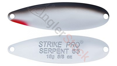 Блесна колеблющаяся Strike Pro Serpent Treble 65H тройник, 18.0 гр, 6.5 см A010CPE-Chrome