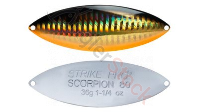 Блесна колеблющаяся Strike Pro Scorpion Double 70M двойник-незацепляйка, 18.0гр, 7.0см 613-713-CP