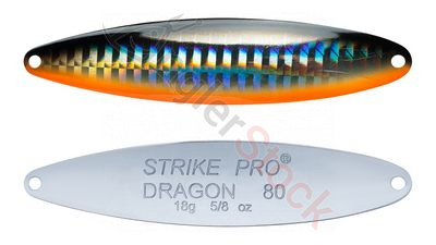 Блесна колеблющаяся Strike Pro Dragon Treble 80M тройник, 18.0гр, 8.0см #A70-713-CP