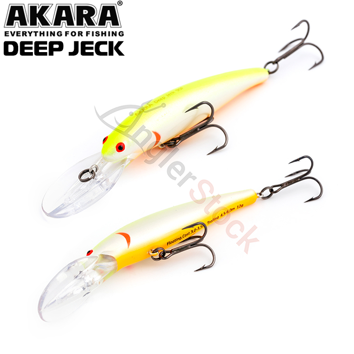 Воблер Akara Deep Jeck 90F 12 г. 90мм, цвет A125