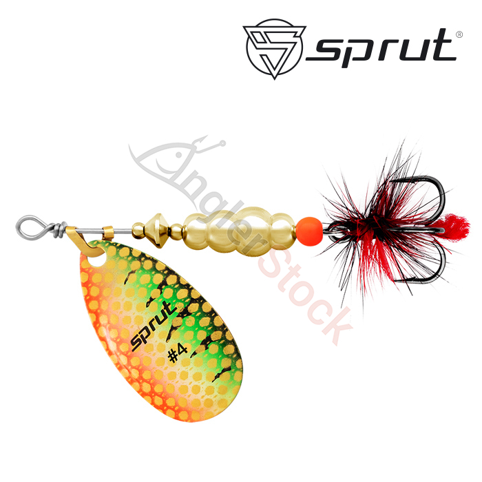 Блесна Вращающаяся Sprut Alba Ball System Spinner #4 (12,5g/GP)