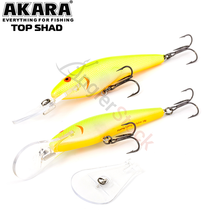 Воблер Akara Top Shad 105F 18 г. 105мм, цвет A127