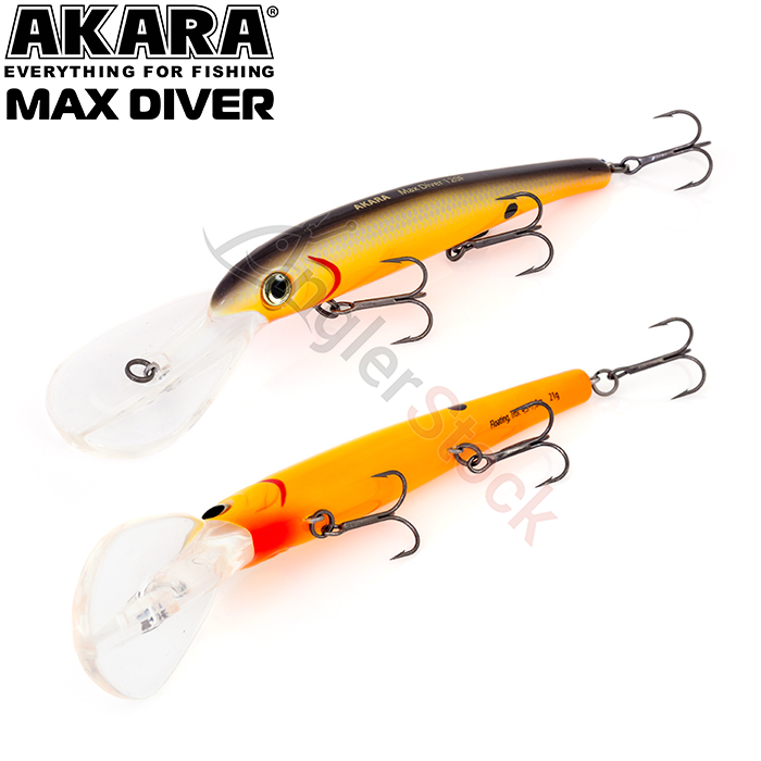 Воблер Akara Max Diver 120 F 21 г. 120мм, цвет A19