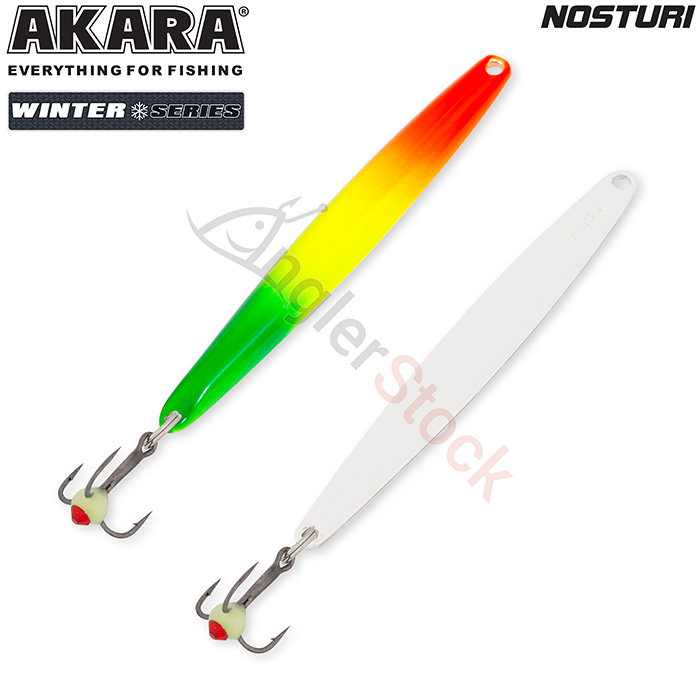 Блесна зимняя Akara Ice Nosturi 60мм, 6г, цвет 86-Sil/Sil