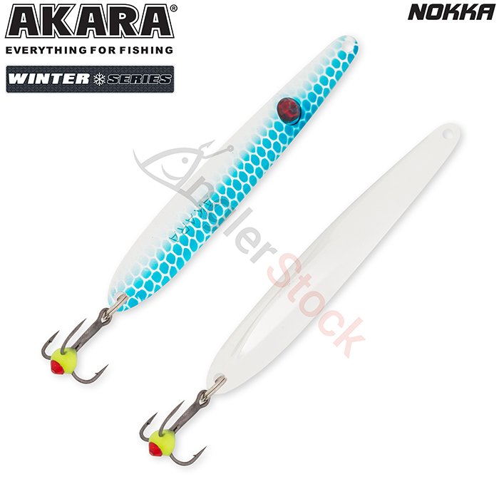 Блесна зимняя Akara Ice Nokka 60 7 г, цвет 1-Sil/Sil