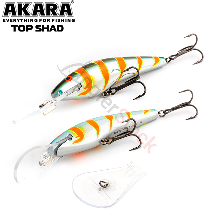 Воблер Akara Top Shad 105F 18 г. 105мм, цвет A106