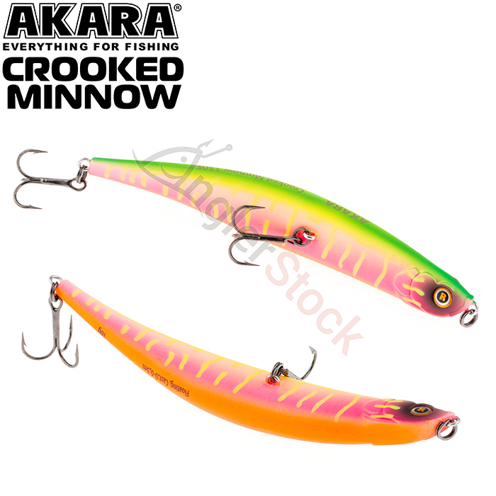 Воблер Akara Crooked Minnow 110F 10 г. 110мм, цвет A207