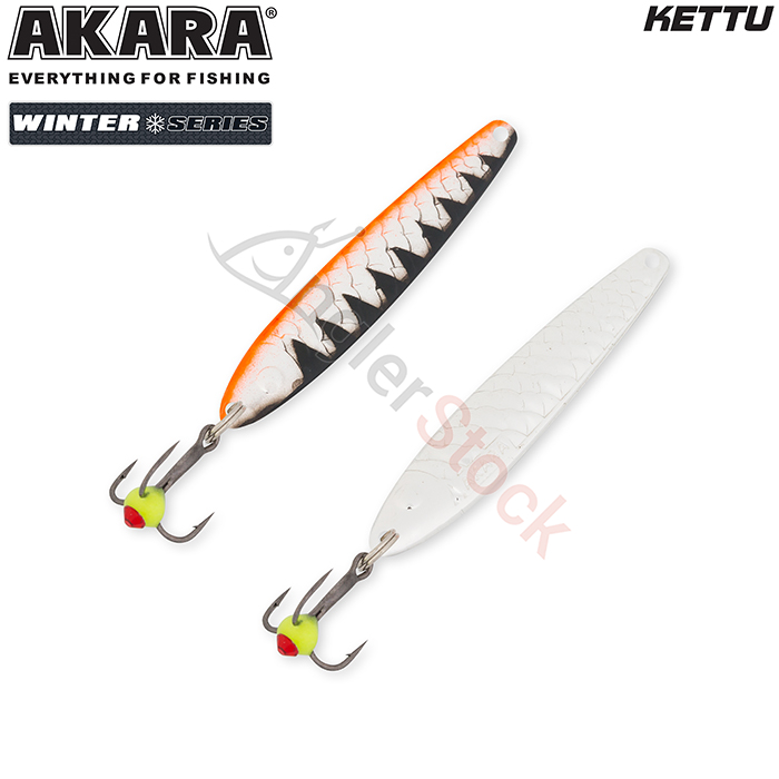 Блесна зимняя Akara Ice Kettu 50мм, 7г, цвет 31-Sil/Sil