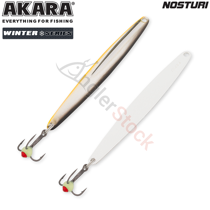 Блесна зимняя Akara Ice Nosturi 60мм, 6г, цвет 21-Sil/Sil