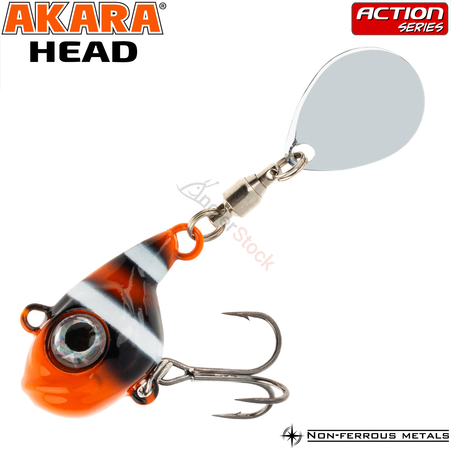 Блесна тейл-спинер Akara Head 8 гр. 12