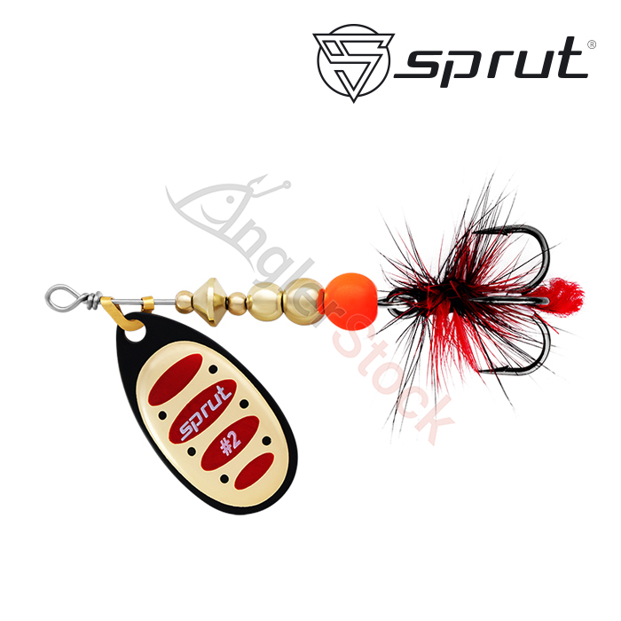 Блесна Вращающаяся Sprut Alba Ball System Spinner #3 (7g/BKGR)
