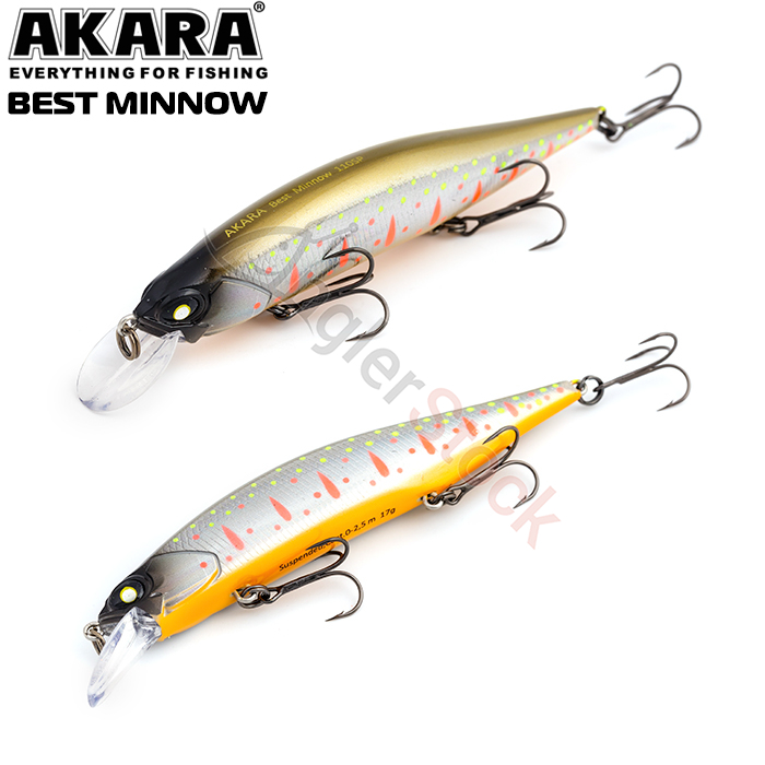 Воблер Akara Best Minnow 15 г. 100мм, цвет A110