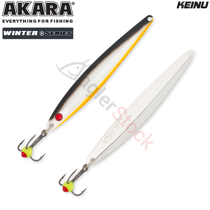 Блесна зимняя Akara Ice Keinu 60мм 6г, цвет 21-Sil/Sil