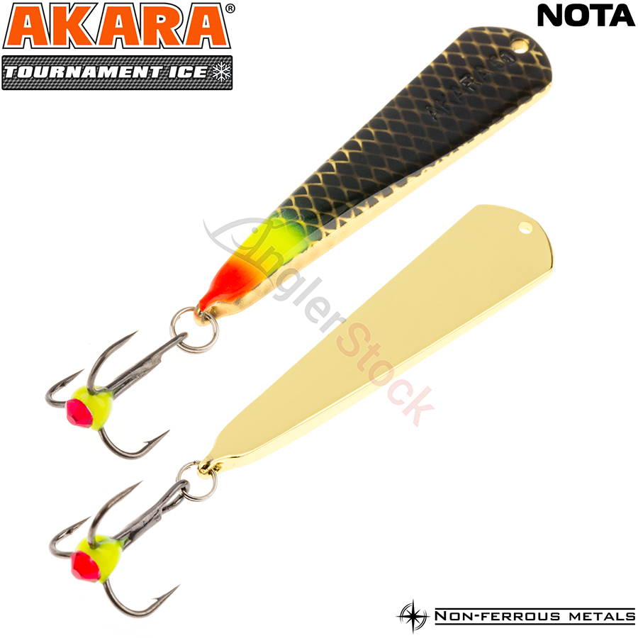 Блесна зимняя Akara Tournament Ice Nota 35мм, 3г,, цвет 28/GO