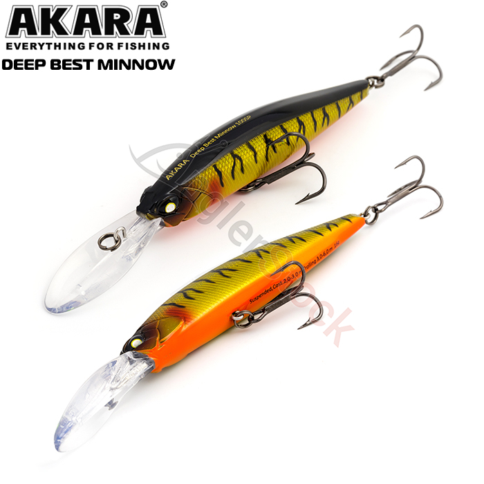 Воблер Akara Deep Best Minnow 100SP 16 г. 100мм, цвет A112