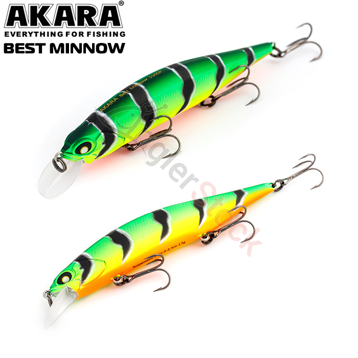 Воблер Akara Best Minnow 15 г. 100мм, цвет A107