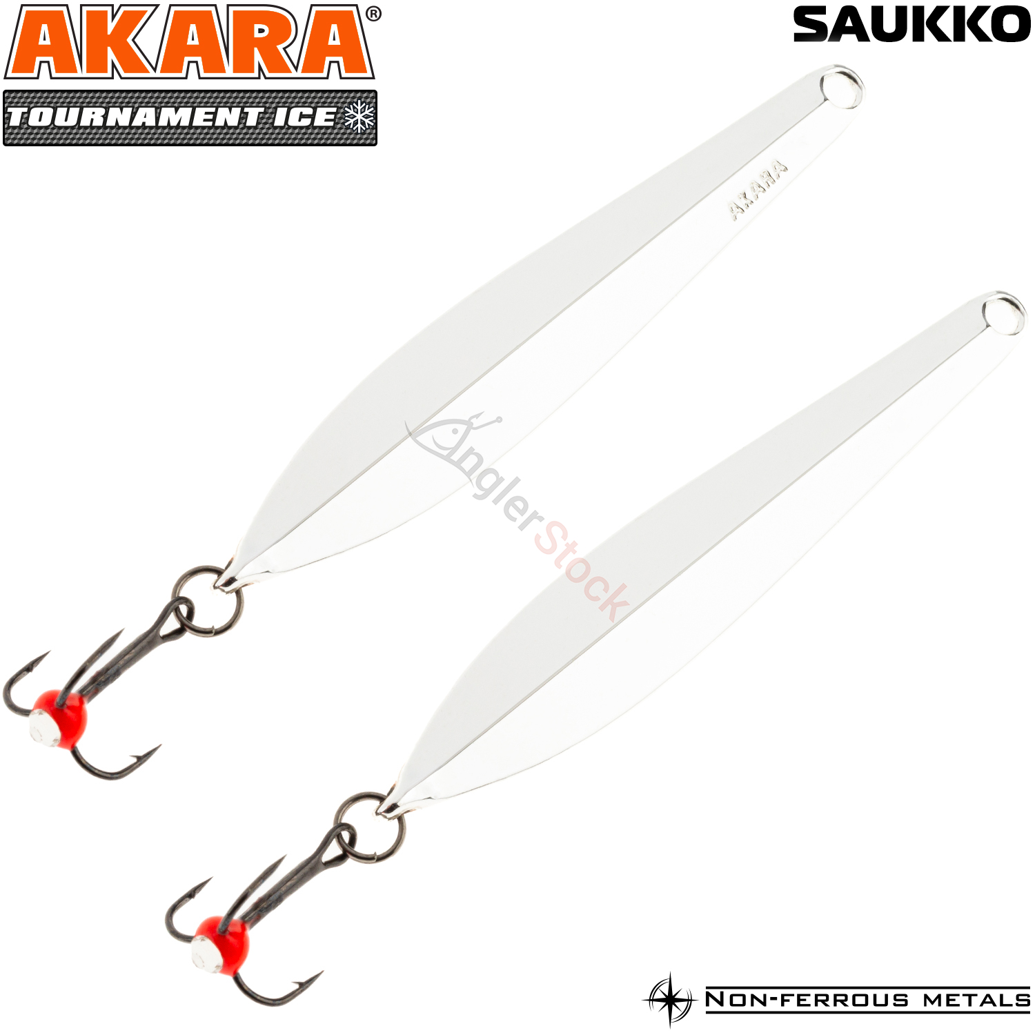 Блесна зимняя Akara Tournament Ice Saukko 60мм 7г, цвет Sil