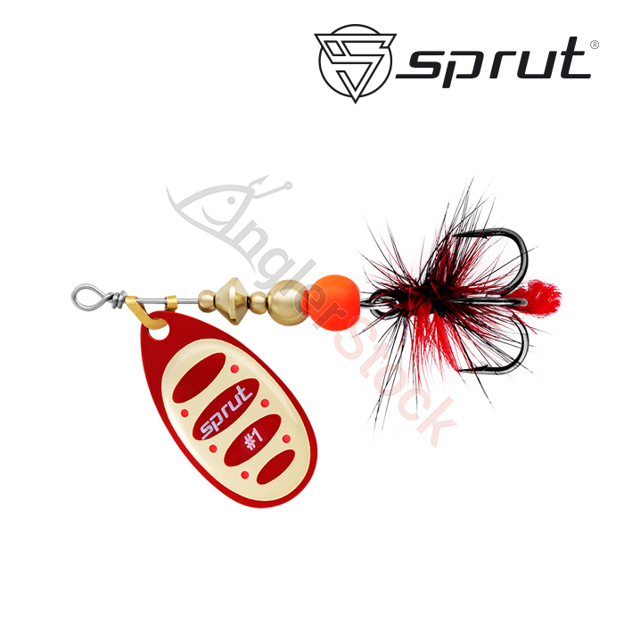 Блесна Вращающаяся Sprut Alba Ball System Spinner #1 (3,5g/RG)
