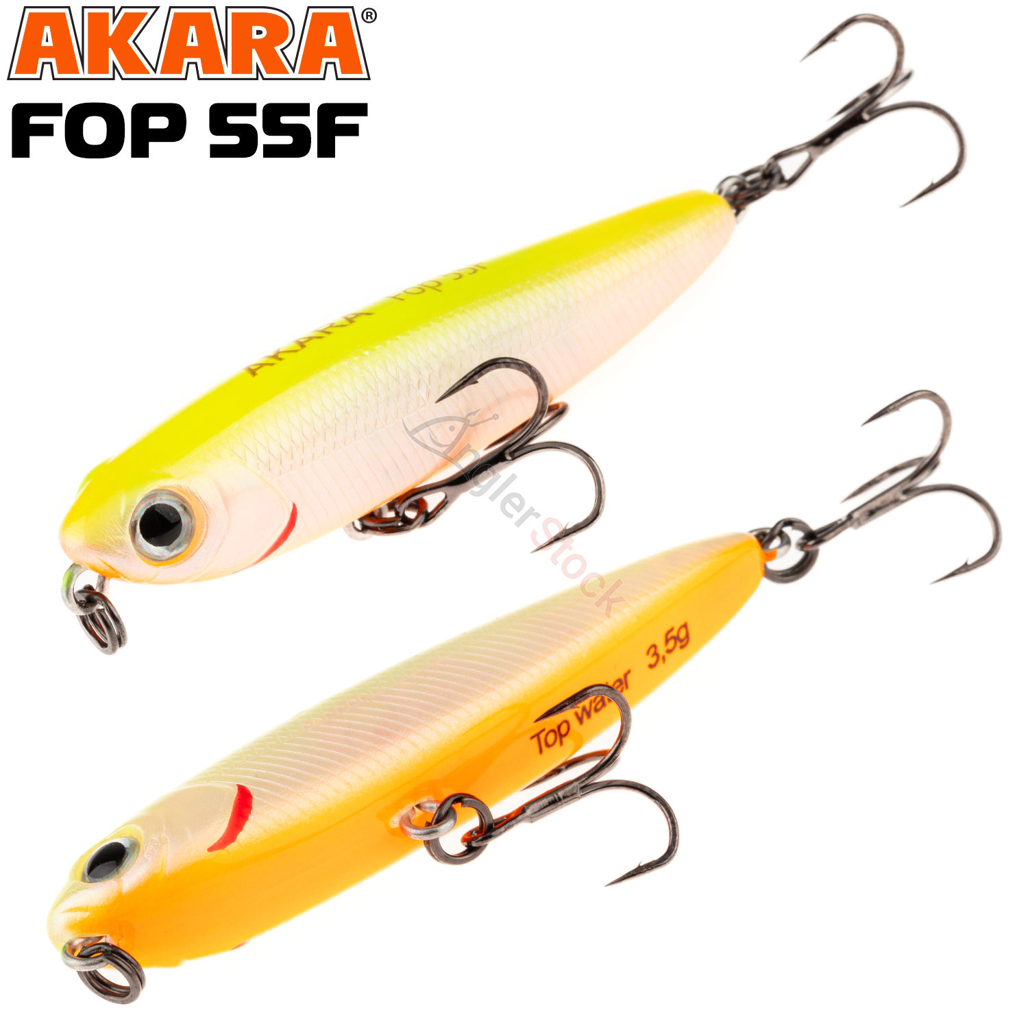 Воблер Akara Fop 55F 3,5 г. 55мм, цветA125