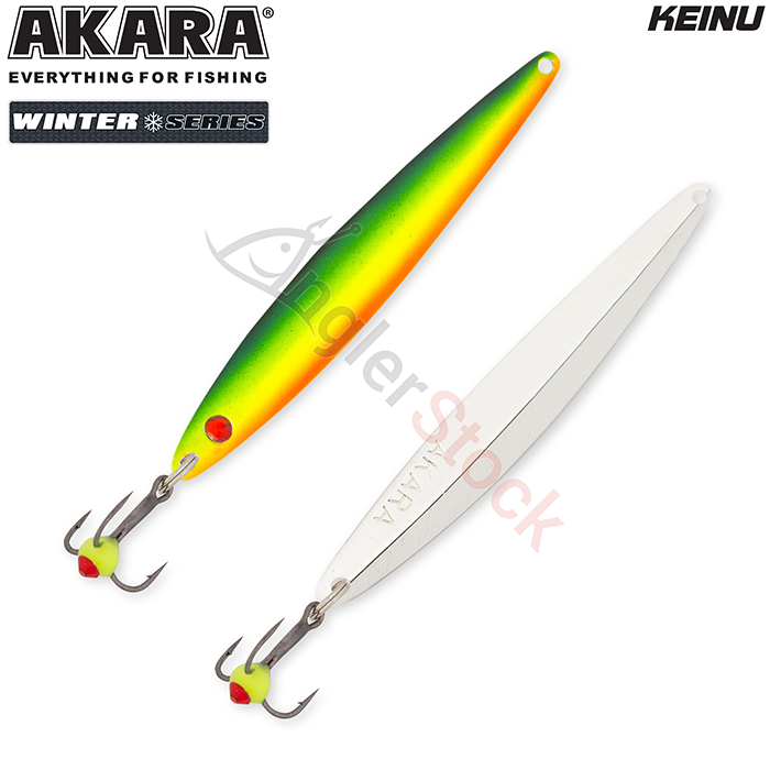 Блесна зимняя Akara Ice Keinu 60мм 6г, цвет 27-Sil/Sil