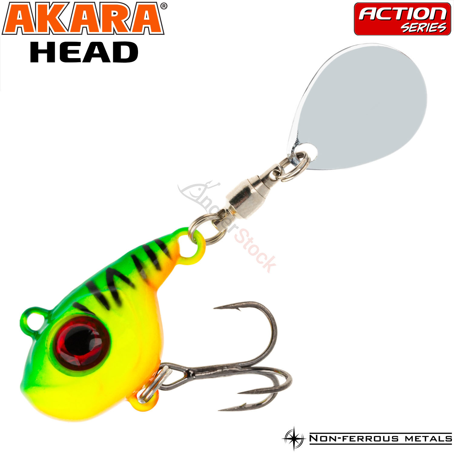 Блесна тейл-спинер Akara Head 8 гр. 18
