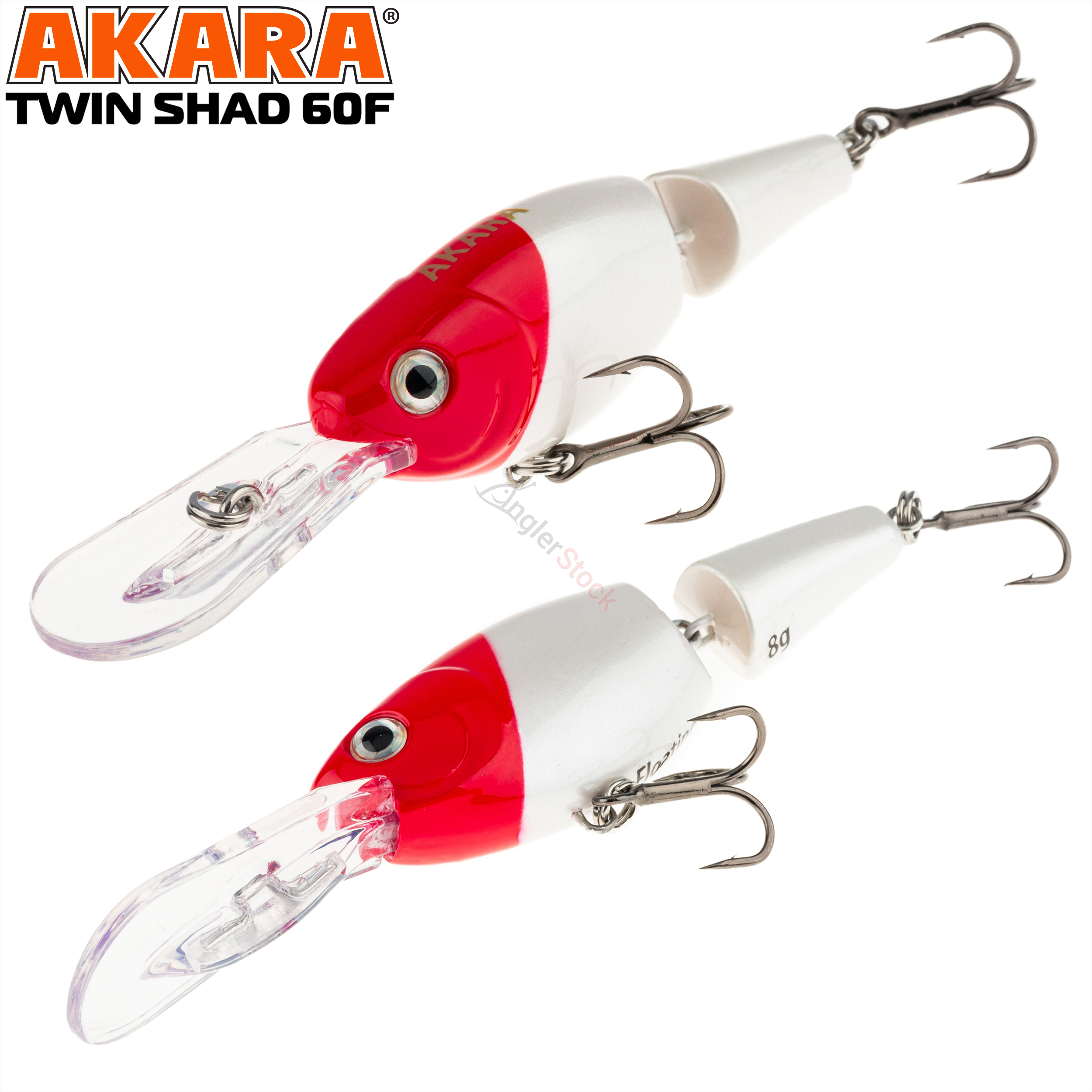 Воблер Akara Twin Shad 60F 8 гр. A1