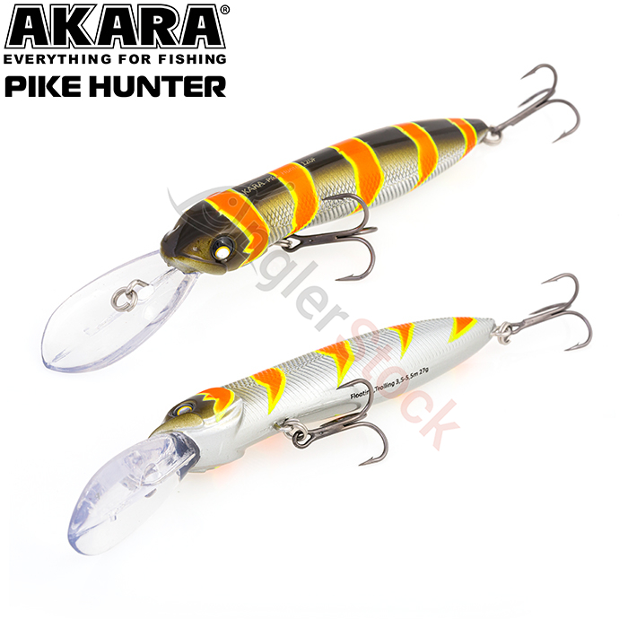 Воблер Akara Pike Hunter 120F 27 г. 120мм, цвет A106