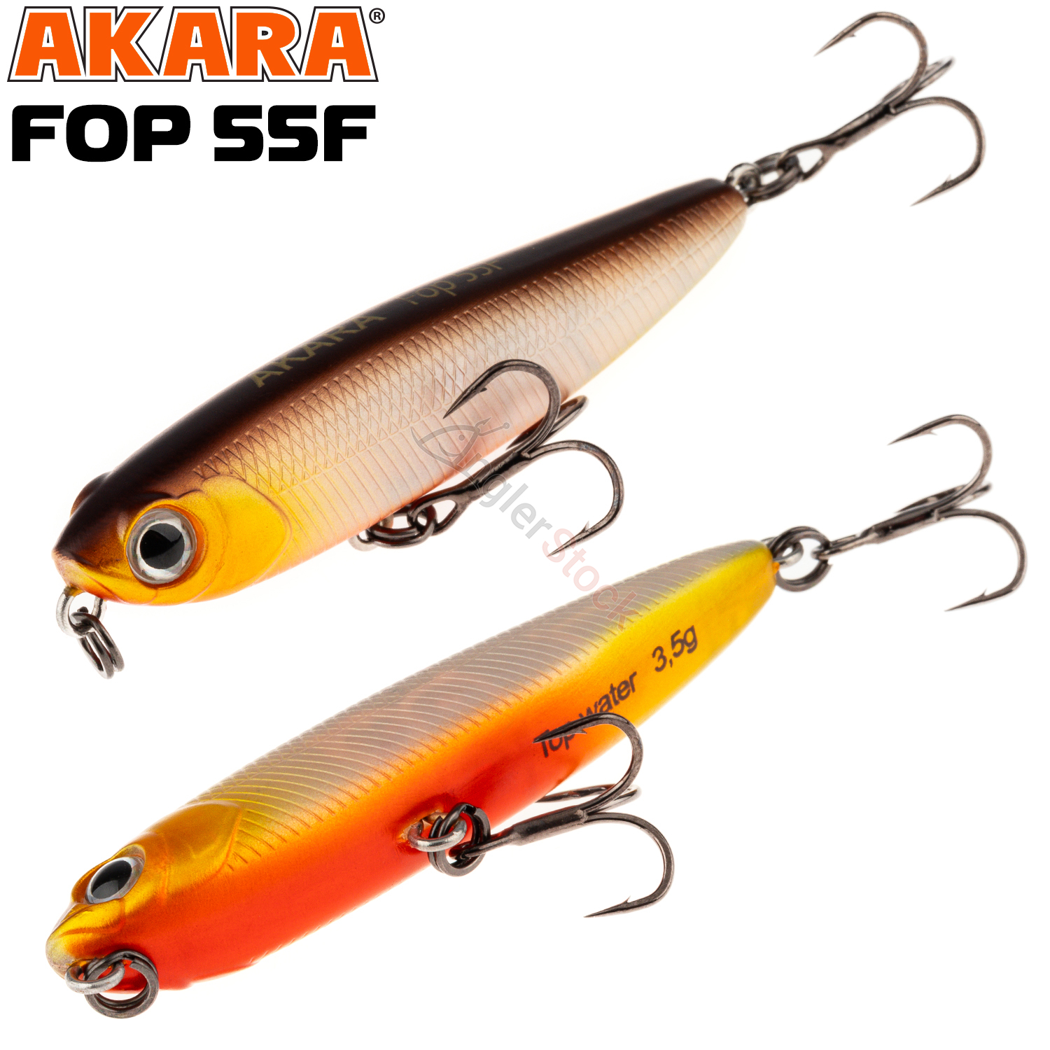 Воблер Akara Fop 55F 3,5 г. 55мм, цвет A76