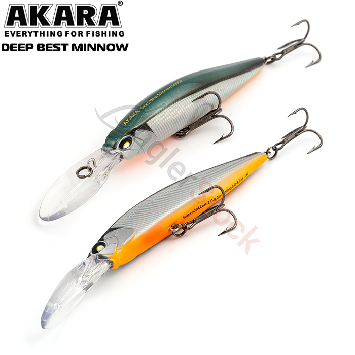 Воблер Akara Deep Best Minnow 100SP 16 г. 100мм, цвет A23