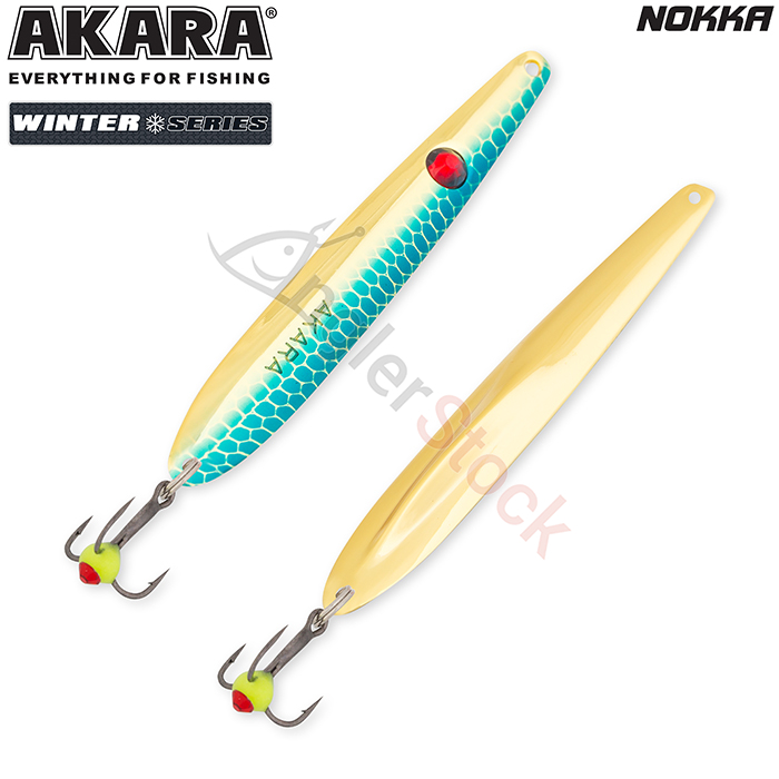 Блесна зимняя Akara Ice Nokka 75 10 г, цвет 1-GO/GO