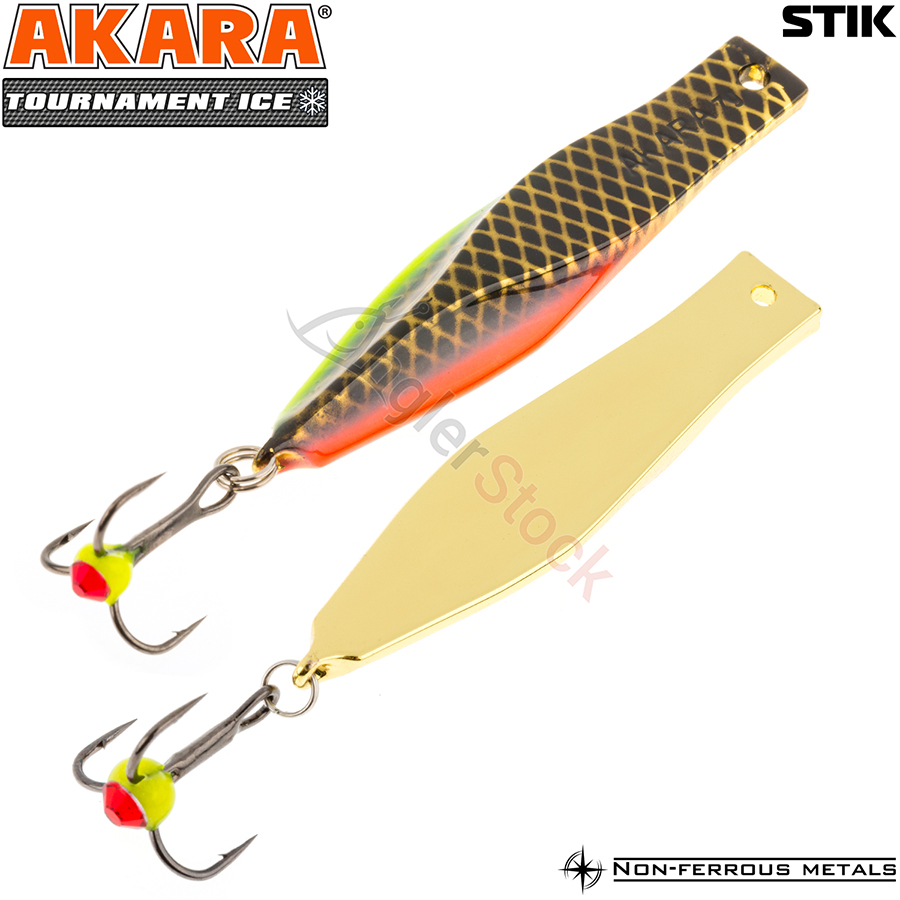 Блесна зимняя Akara Tournament Ice Stik 60мм, 8г, цвет 28GO