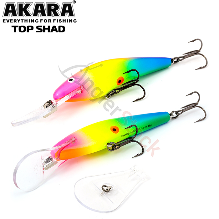 Воблер Akara Top Shad 105F 18 г. 105мм, цвет A126