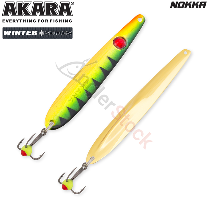 Блесна зимняя Akara Ice Nokka 75 10 г, цвет 18-GO/GO