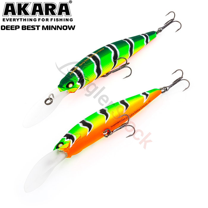 Воблер Akara Deep Best Minnow 100SP 16 г. 100мм, цвет A107