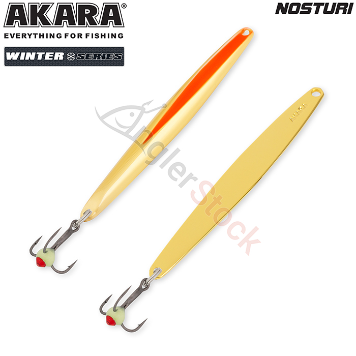 Блесна зимняя Akara Ice Nosturi 60мм, 6г, цвет 24-GO/GO