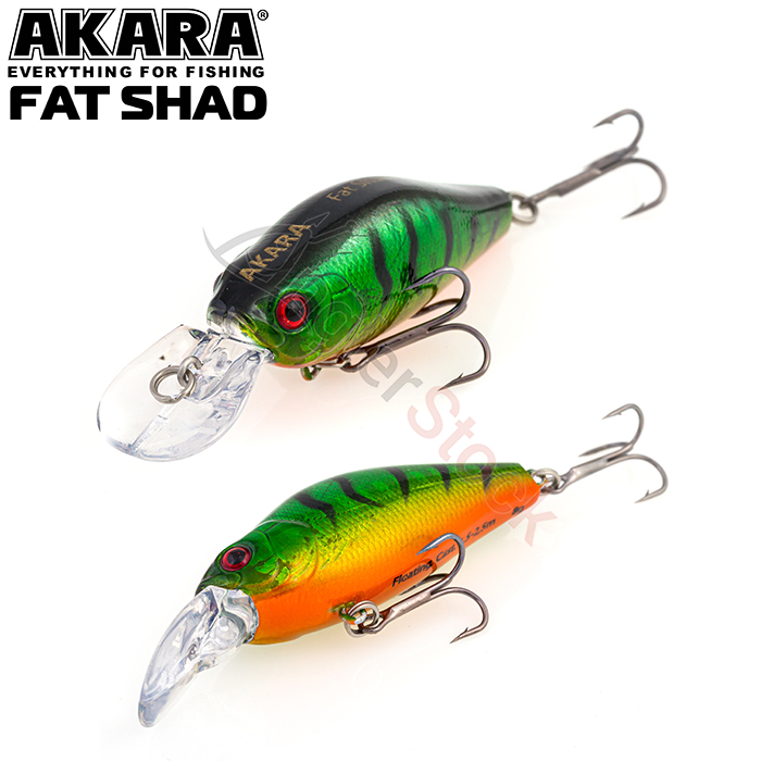 Воблер Akara Fat Shad 55F 8 г. 55мм, цвет A82