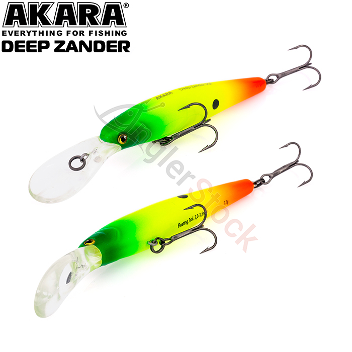 Воблер Akara Deep Zander 90 F 12 г. 90мм, цвет A21