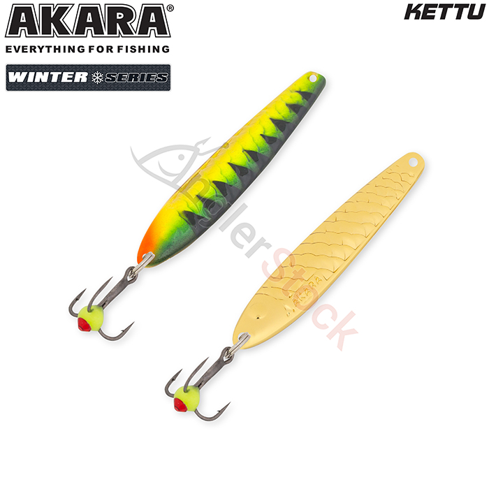 Блесна зимняя Akara Ice Kettu 40мм, 4г, цвет 18-Go/Go