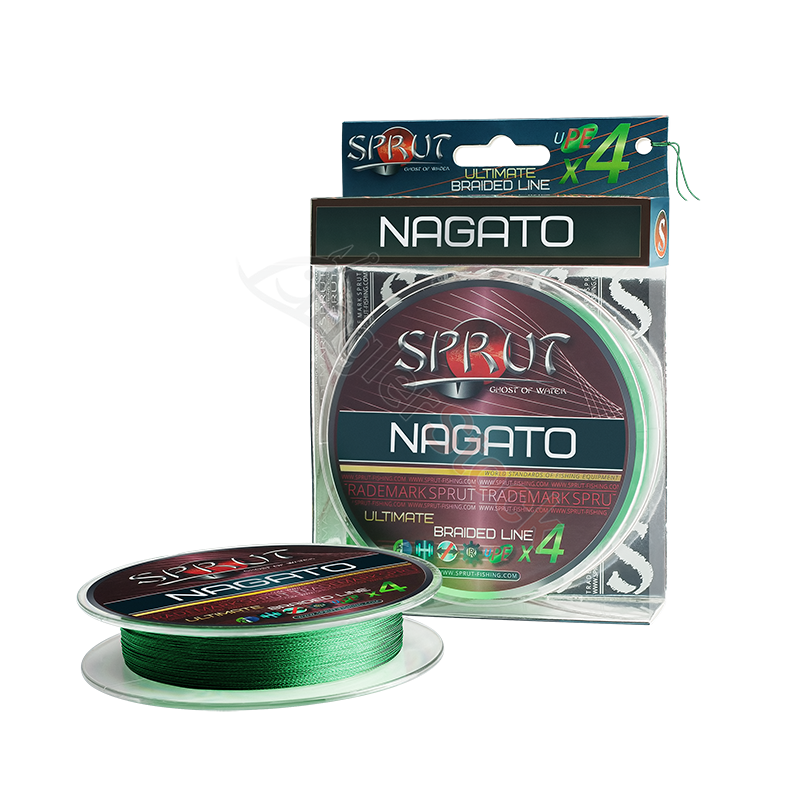 Шнур Sprut NAGATO Hard Ultimate Braided Line x4 Dark Green0,23mm
