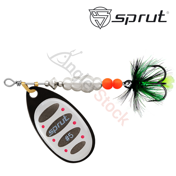 Блесна Вращающаяся Sprut Alba Ball System Spinner #5 (19g/BKS1)