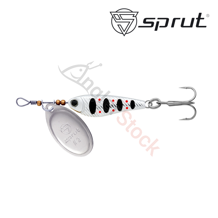 Блесна Вращающаяся Sprut Alpina Classic Spinner #2 (9g/STR-S)