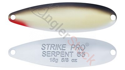Блесна колеблющаяся Strike Pro Serpent Treble 65H тройник, 18.0 гр, 6.5 см A010GPE-Chrome
