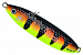 Колеблющаяся блесна незацепляйка RAPALA Minnow Spoon 05 /FYBT / 5см, 7гр.