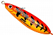 Колеблющаяся блесна незацепляйка RAPALA Rattlin' Minnow Spoon 08 /GFRT / 8см, 16гр.