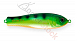 Блесна колеблющаяся Strike Pro Salmon Profy 150, 150 мм, 94 гр, Тройник, цвет: A45E Natural Perch, (