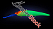 Воблер Strike Pro Hooligan Deep Diver 120, 120 мм, 20,9 гр. Плавающий, A116L Fluo Clown, светящийся