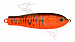 Блесна колеблющаяся Strike Pro Salmon Profy 90CD, 90 мм, 22 гр, Двойник-незацепляйка, цвет: A207 Red