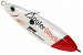 Колеблющаяся блесна незацепляйка RAPALA Rattlin' Minnow Spoon 08 /SBR / 8см, 16гр.